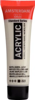 Produktbild von Amsterdam Standard Series Acrylfarbe Tube 20 ml Neapelgelb Hell 222