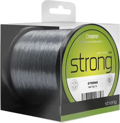 Obrázek produktu pro DELPHIN STRONG Carp, 600m, 0,35mm, 10,1kg / 22,27lbs, šedý, monofilní vlasec na kapry, 500601335