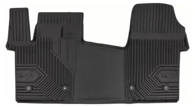 Image de Tapis conducteur en caoutchouc pour Volkswagen Multivan IV 2021- (monospace) – noir, sur mesure