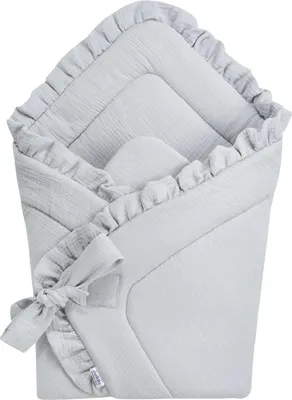Produktbild von Musselin-Wickeldecke für Babys – Grey