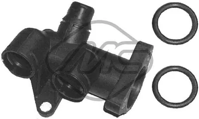 Produktbild von Metalcaucho 03566 Kühlmittelflansch für AUDI A4 Limousine (8D2, B5) Wasserflansch