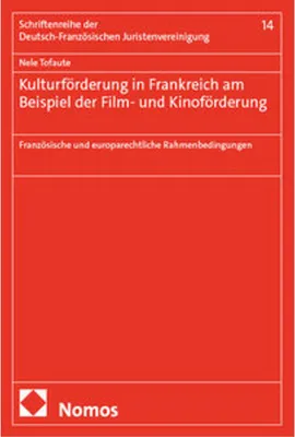 Produktbild von Kulturförderung in Frankreich am Beispiel der Film- und Kinoförderung
