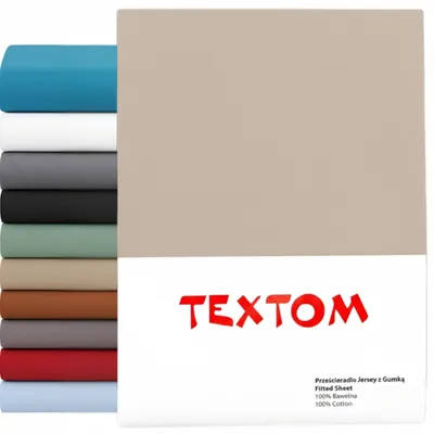 Produktbild von Textom Baumwoll-Spannbettlaken mit Gummizug für hohe Matratzen