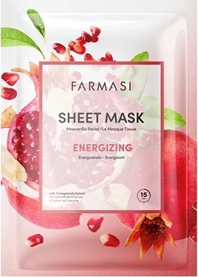 Zdjęcie produktu dla Farmasi Sheet Mask Energizing Energetyzująca maska w płachcie, 1 sztuka