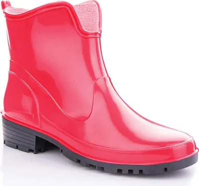 Produktbild von LEMIGO Damen Gummistiefel Knöchel Kurze Regenstiefel Elke (Rot, 41 EU)