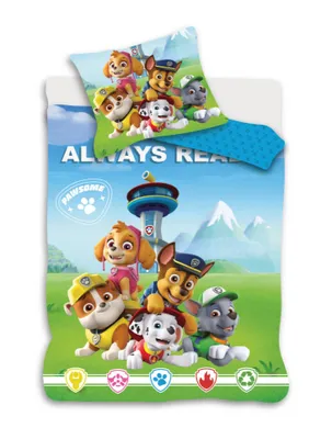 Obrázek produktu pro Dětské povlečení PAW Patrol "Always Ready" | 100x135 cm