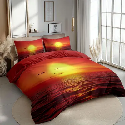 Zdjęcie produktu dla Komplet pościeli z prześcieradłem, 100% mikrofibra, 220 x 240 cm