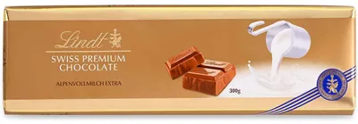 Image de Lindt & Sprüngli Lait entier des Alpes Extra 300g