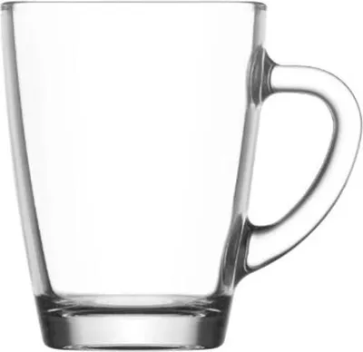 Produktbild von LAV Vega Teegläser mit Henkel, 6-teilig, 250 ml, 10 cm hoch, 7,5 cm Durchmesser