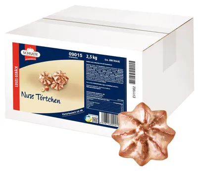 Produktbild von Schulte Nuss Törtchen 2,5kg