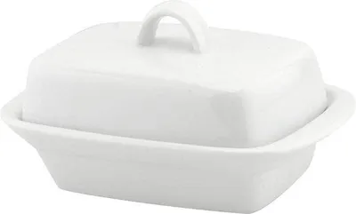 Immagine prodotto di Piatto in Vetroceramica con coperchio - Bianco - Accessori per la cucina - 20 cm - Vetroceramica - bianco - ideale per la cucina