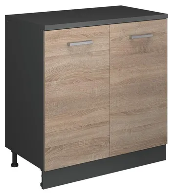 Image de Meuble sous pente Vicco R-Line Sonoma 80cm sans pente avec 2 portes, Model 61795