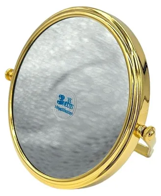 Produktbild von Kosmetikspiegel Gold Compact. ø15cm