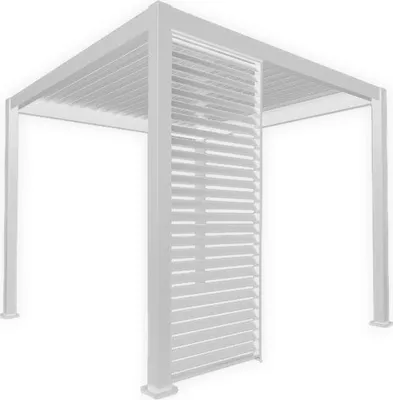 Produktbild von »Mirador« Seitenwand für 4m Pergola, weiß