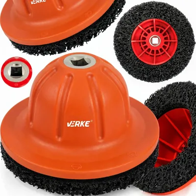 Obrázek produktu pro Verke Kartáč na čištění nábojů 150 mm pohon 1/2"