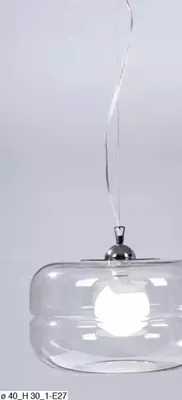 Obrázek produktu pro Moderní transparentní závěsný lustr Závěsné světlo Stropní lustr design
