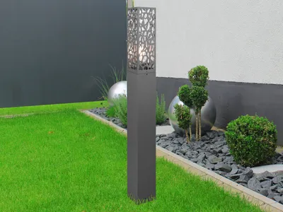 Image de Lanterne de jardin extérieure poteau COOPER anthracite Trio 407360142