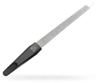Productafbeelding van PREMAX Saphir nagelvijlen - Zwarte collectie 87513, gemaakt van roestvrij staal AISI 420, 15 cm - 6 stuks