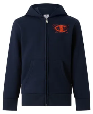 Produktbild von Champion Graphic Shop Boy Hoodie Full Zip Sweatshirt, Marineblau
