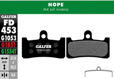 Zdjęcie produktu dla Klocki hamulcowe Pro dla Hope / Trickstuff - Zielone