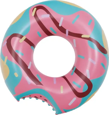 Produktbild von SunClub Schwimmring Donut 125 x 120,5 cm bunt mit Sicherheitsventil