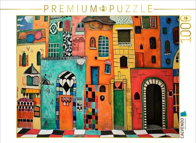 Produktbild von CALVENDO Puzzle Stadtoase | 1000 Teile Lege-Größe 64x48cm Foto-Puzzle für glückliche Stunden