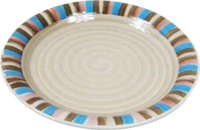 Zdjęcie produktu dla Talerz Obiadowy w Paski o Średnicy 26 cm