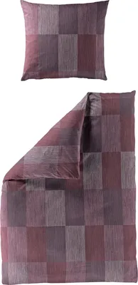 Produktbild von Bierbaum Bettwäsche beere 1x 155x220 cm + 1x 80x80 cm
