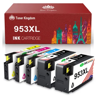 Produktbild von 5x 953xl Neuester Chip❗ Druckerpatronen für HP 953 953XL OfficeJet Pro 7720 7730 7740 8210 8710 8715 8720