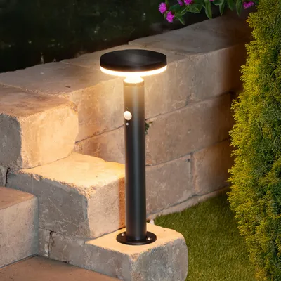 Produktbild von esotec PIR Standleuchte Ribolla 45, Bewegungsmelder, 36 LEDs Akku outdoor 102771