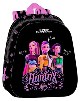 Produktbild von Safta K-pop Demon Hunters 3d 8.64l Rucksack Schwarz Kinder Schwarz One Size