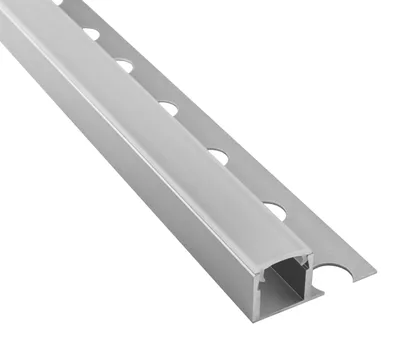 Produktbild von T77 LED Alu Fliesenprofil 12mm silber 2m opal