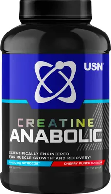Produktbild von USN Creatine Anabolic 5000 (900g) Cherry Punch - Kreatin - Kreatinmischung