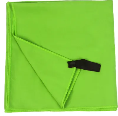 Produktbild von Glamexx24 Mikrofaser Handtücher mit Tasche Reisehandtuch perfekte Sporthandtuch XXL Strandhandtuch Sauna Yoga in Allen GRÖßEN-Farbe: Hell Grün -Größe: 70x140 cm - 1 Stück