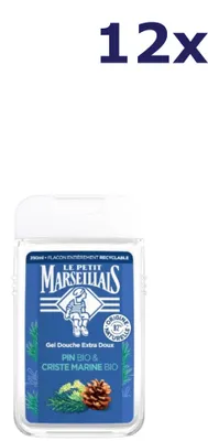 Produktbild von 12 x Le Petit Marseillais Duschgel Kiefer und Meerfenchel 250 ml