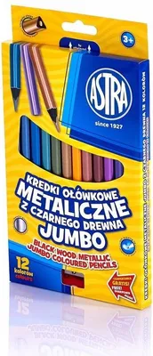 Produktbild von ASTRA Buntstifte 12 Stü ck metallisch