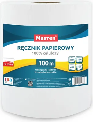 Zdjęcie produktu dla ręcznik papierowy 100% celuloza MASTER | S300
