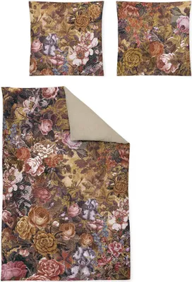 Produktbild von Irisette Flausch-Baumwolle Bettwäsche-Garnitur Felicity 8873 Farbe kupfer-50 Größe 135x200+80x80 cm