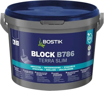 Produktbild von Bostik Block B786 Terra Slim 10kg Eimer Bitumenemulsion Güllebeständig