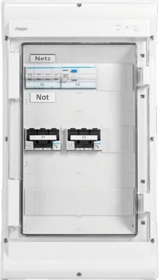 Immagine prodotto di Hager NOTSTROMVERTEILER 3R. BESTÜCKT (VE312SN1)