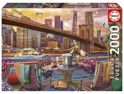Image de Puzzle Educa Romance à New York, 2000 pièces, multicolore, pour enfants, multicolore, taille unique