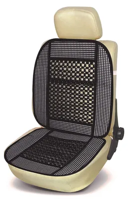 Stuhlkissen California, Raffia-Stoff, schwarz, 1 Stück