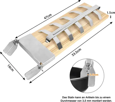Obrázok produktu pre Dosky na údenie lososa XINZI, 4X doska na údenie z cédrového dreva, nastaviteľná v 5 úrovniach, stabilný držiak z nehrdzavejúcej ocele, losos do 2,5 kg, pre misy na oheň (sada 4 kusov)