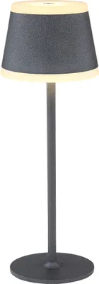 Produktbild von LED Tischleuchte, Touch, Dimmbar, Grau, USB, H 38,5cm