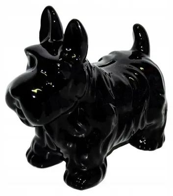 Produktbild von Ewax Keramik Sparschwein Hund Schwarz