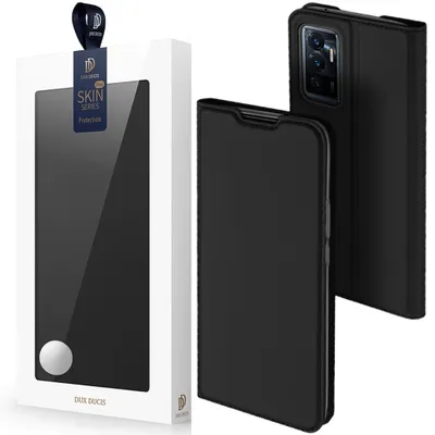 Zdjęcie produktu dla Dux Ducis Skin Pro Kabura Etui Pokrowiec Z Klapką Vivo V23E Czarny