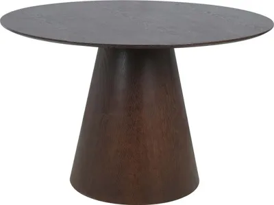 Image de Bolton table de salle à manger Ø120cm noyer.
