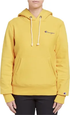 Produktbild von Damen Champion Small Script Logo Baumwoll-Kapuzenpullover XS