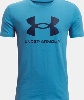 Produktbild von Under Armour Ua Sportstyle Logo Ss 422 Radar Blue M