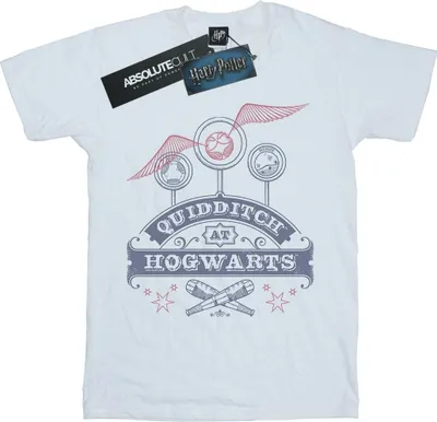Produktbild von Harry Potter - "Quidditch At Hogwarts" T-Shirt für Damen BI26254 (3XL) (Weiß)